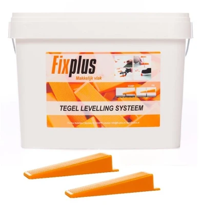 Afbeelding van Fix Plus Levelling keggen 500 stuks in emmer