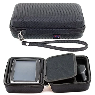 Afbeelding van Digicharge® Zwarte Harde Beschermhoes Koffer voor TomTom Go 6 &quot;Basic 6&quot; Essential Premium Inch 6200 6250 620 61 CAMPER Professional Tom Met Opbergvak Accessoires Opberghoes Tas