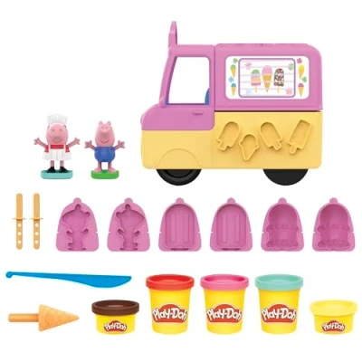 Afbeelding van Play Doh Peppas Ijsjes Speelset
