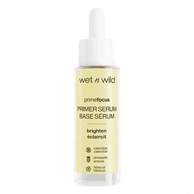 Afbeelding van wet n wild, Prime Focus, Brightening Primer Serum Prep &amp; Collection, Face voor een Stralende Huid, Op Waterbasis en Luxe Formule Gladmakend Levendig Effect