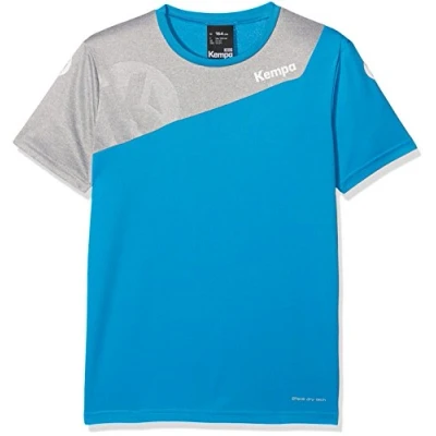 Afbeelding van Kempa Core 2.0 Shirt Kind Kempablauw Donker Grijs Melange Maat 116