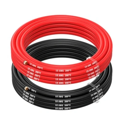 Afbeelding van MMOBIEL 10 AWG 5,26mm ² Accu Kabel Rood en Zwart 2,5m 1050 kern strengen voor o.a. RC Drone