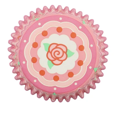 Afbeelding van PME Vintage Foil lined Cupcake Cases Roses (Pack of 30)