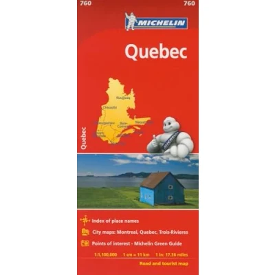 Afbeelding van Provincia del Québec 1:1.100.000