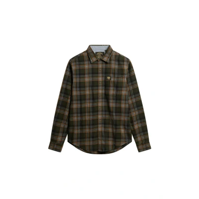 Afbeelding van Superdry LONG Sleeve Lumberjack Overhemd, Heren, Maat: XXL, Buckshot check olive