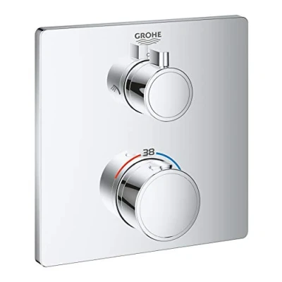 Afbeelding van GROHE Grohtherm afbouwdeel voor inbouw douchekraan thermostatisch met