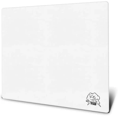 Afbeelding van SkyPAD glazen 3.0 XL gaming muismat met wolk logo Professionele grote 400x500mm Wit Speciaal oppervlak verbeterde precisie en snelheid
