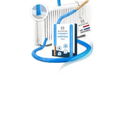 Afbeelding van NIEUW: Radiatorborstel 2.0 Van MEISTERSTARK Multifunctionele Verwarmingsborstel Zachte Microvezel [Stofmagneet] Radiator Brush, Flexibele Lange (115 cm) voor Elke