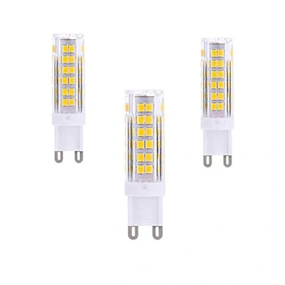 Afbeelding van OUKAIDE 3 G9 LED lampen, 7 W, 2835 LED&#039;s, warm wit, 3000 K, super helder, lamp 600 lm, stralingshoek 360 , AC220 240 V, keramische fitting G9, niet dimbaar