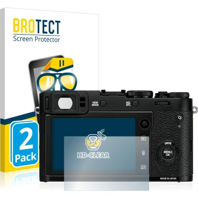 Afbeelding van BROTECT Screenprotector voor Fujifilm X100F Folie Beschermfolie transparant (2 Stuks)