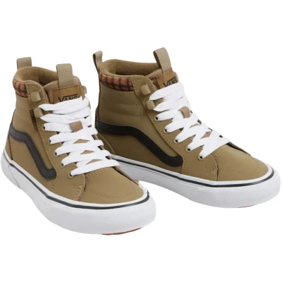 Afbeelding van Vans Filmore Hi VansGuard Basketbal, Cozy plaid olijf/wit, 24 EU, Gezellige olijfwit, EU
