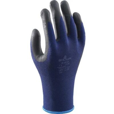 Afbeelding van Showa Werkhandschoen 380 Zw/bl Nitril Foam Grip MAAT 6/S NYLON