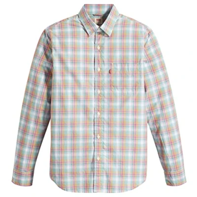 Afbeelding van Levi&#039;s Sunset Pocket Standard Bayan Overhemd, Heren, Maat: Small, dark olive