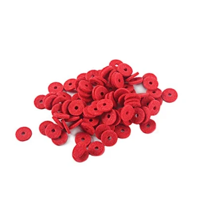 Afbeelding van Alnicov 12.5MM Piano Vilt Front Rail Regulering Ponsen Rode Toetsenbord Balance Wasmachines Reparatie Onderdelen Pack van 90