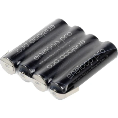 Afbeelding van Panasonic eneloop Pro Accupack Aantal cellen: 4 Batterijgrootte: AAA (potlood) Z soldeerlip NiMH 4.8 V 900 mAh