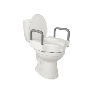Afbeelding van Mobiclinic Cibeles Douchezitje Toiletstoel Toiletstoelen Armsteunen Met handgrepen Badhulpmiddelen Voor ouderen Gehandicapten Verminderde mobiliteit Comfort 10 cm