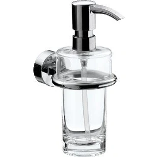 Afbeelding van Emco Rondo 2 zeepdispenser met kristal helder