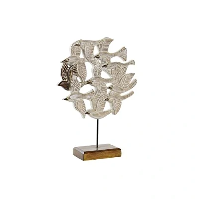 Afbeelding van Decoratieve figuren DKD Home Decor Beige Ijzer Vogels (38 x 11,5 54 cm)