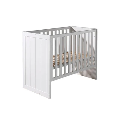 Afbeelding van Leen Bakker Vipack Babybed Erik Wit 126,6x68x90cm Bedden Mdf