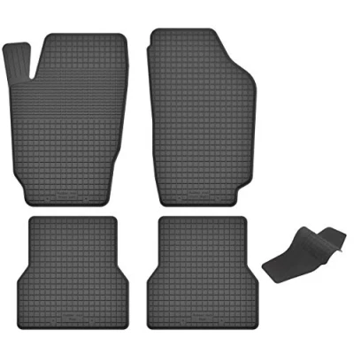 Afbeelding van KO RUBBERMAT rubberen matten met tunnel geschikt voor de SAAB 9 5 I (bouwjaar 1997 2010) ideaal aangepast, delig een set