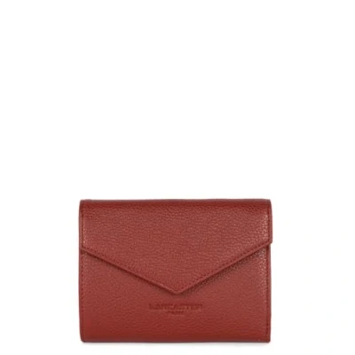 Afbeelding van Portemonnee Lancaster Paris Foulonne PM leer Rood