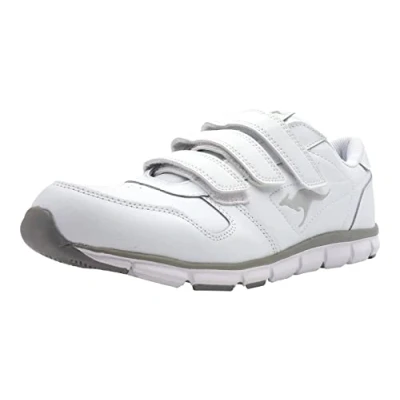 Afbeelding van KangaROOS Unisex K bluerun 700 V B sneakers, White Silver 0002, 39 EU