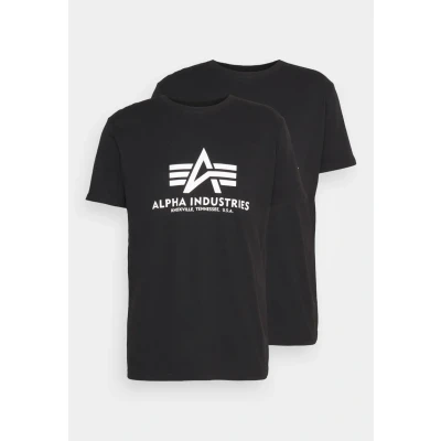 Afbeelding van Alpha Industries Tshirt print, Maat: Small, black