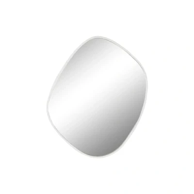 Afbeelding van Home ESPRIT Wandspiegel, wit, metaal, moderne spiegel, 56 x 2,5 69,5 cm