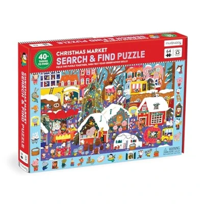 Afbeelding van Christmas Market 64 Piece Search &amp; Find Puzzle
