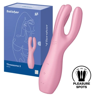 Afbeelding van Satisfyer Threesome 3 Multi Vibrator Roze