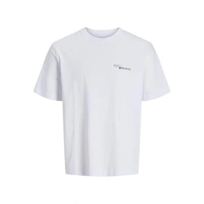 Afbeelding van Jack &amp; Jones Rundhalsausschnitt Tshirt print, Heren, Maat: XXL, Bright white