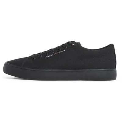 Afbeelding van Tommy Hilfiger LOW CORE Sneakers laag, Heren, Maat: 41, Black Katoen