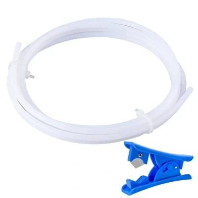 Afbeelding van YUTOU 3D printer Teflon slang voor mondstuk, 2 m PTFE 1,75 mm filament ID mm/OD 4 met pijpsnijder, TL Feeder Hotend Creality Ender 3 V2 Reprap Rostock Bowden Extruder
