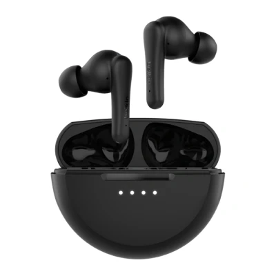 Afbeelding van Belkin SoundForm Rhythm True Wireless earbuds ingebouwde microfoon, batterijduur van 28 uur, waterdicht (IPX5), snelladen via USB C, Bluetooth voor o.a. iPhone, iPad, Galaxy, Pixel Zwart