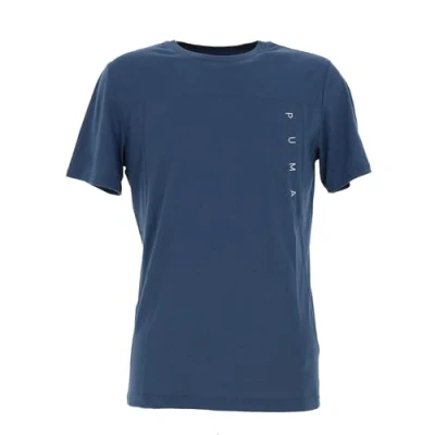 Afbeelding van Puma TECH Triblend TEE Tshirt basic, Heren, Maat: Medium, Dark indigo
