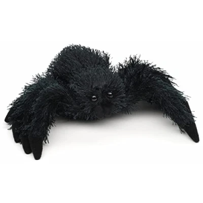 Afbeelding van Uni Toys Zwarte spin 15 cm (lengte) pluche dier, knuffeldier