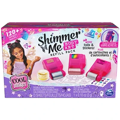 Afbeelding van Cool Maker Shimmer Me Body Art Refill Bundle