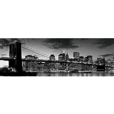 Afbeelding van Poster Brooklyn Bridge at Dusk 91,5x30,5cm