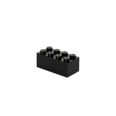 Afbeelding van Opbergbox Lego Mini Brick 8 Zwart