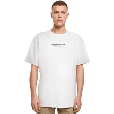 Afbeelding van Upscale by Mister Tee Fingerprint Oversize Tshirt print, Heren, Maat: 3XL, White