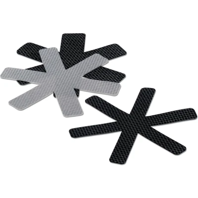Afbeelding van Panbeschermers, set van 3, zwart Kela Amparo
