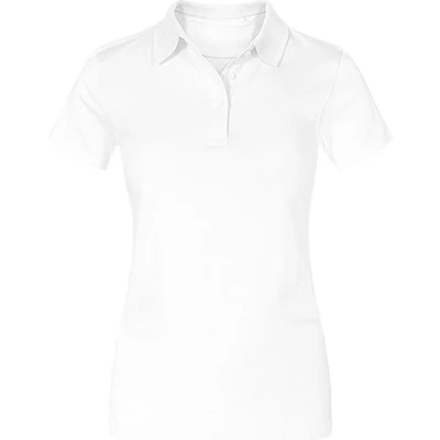 Afbeelding van Damespolo &#039;Jersey&#039; met korte mouwen White XXL