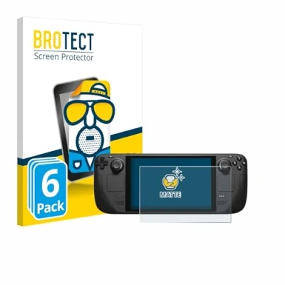 Afbeelding van BROTECT (6 Stuks) Antireflecterende Beschermfolie voor Valve Steam Deck/OLED Anti Glare Screen Protector, Mat, Ontspiegelend