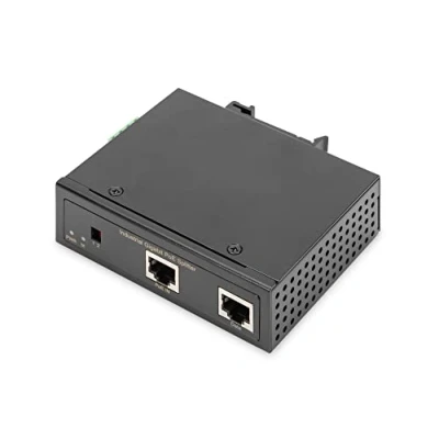 Afbeelding van DIGITUS PoE++ Splitter IEEE802.3af/at/bt Gigabit Ethernet Uitgang 12, 16, 24, 48 Volt Aansluitblok met klemmenstrook
