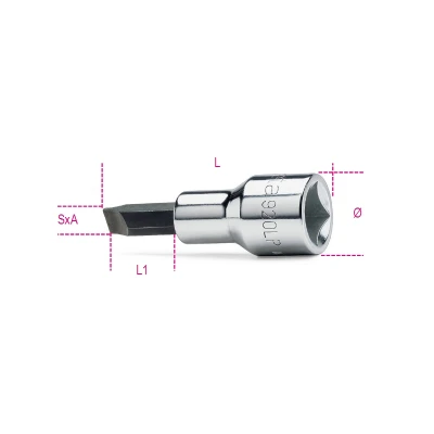 Afbeelding van Beta Schroevendraaier doppen voor sleufschroeven 920LP 1,6X9 009200456