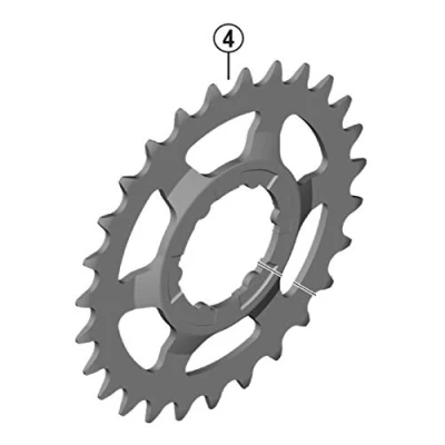 Afbeelding van Shimano Tandwiel 27T 1/2x3/32 zwart