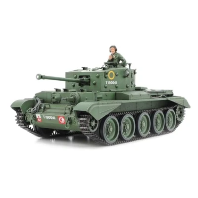 Afbeelding van Tamiya 300035221 Militair 1:35 WWII Britse tank Cromwell Mk.IV Cruiser (1), getrouwe replica, plastic bouwpakket, knutselen, modelbouwset, montage, ongelakt