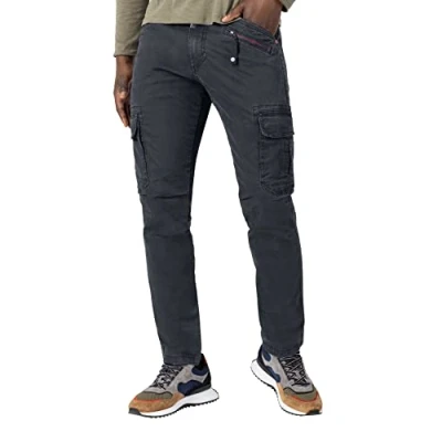 Afbeelding van Timezone Regular BenTZ Zipper Dark Ink Blue Cargobroek Heren