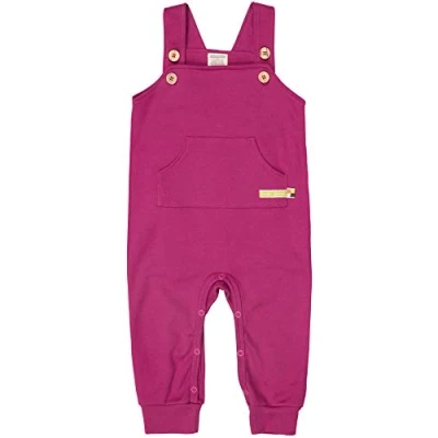 Afbeelding van loud + proud Kleinkinder Tuinbroek Dark red voor kinderen, Maat: 86/92,