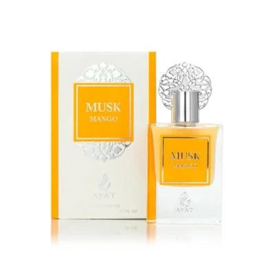 Afbeelding van Ithra Eau de Parfum Musk 50 ml Dubai voor dames en heren een sensuele oosterse geur, ontworpen geproduceerd in emiraten (mango)